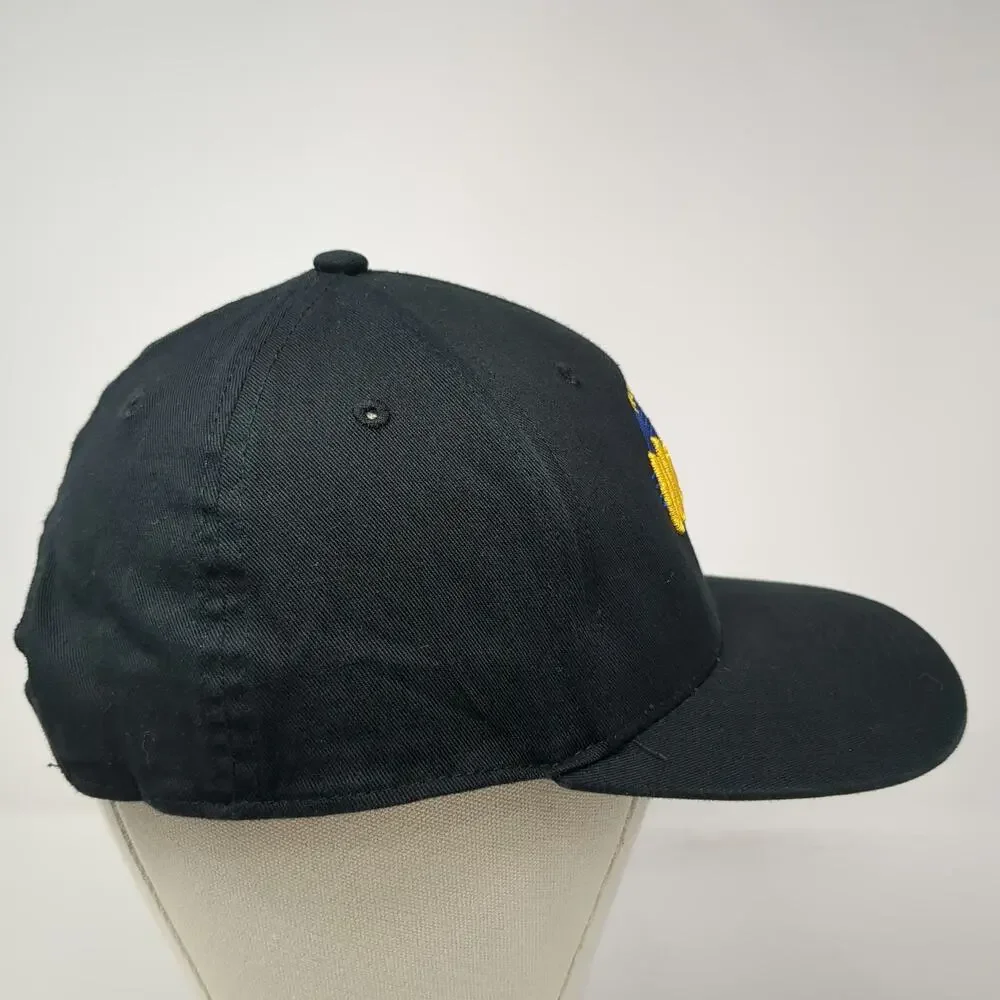 The Game Snapback Black One Size Mohawk Trail Warriors Hat Logo Graphic Cotton